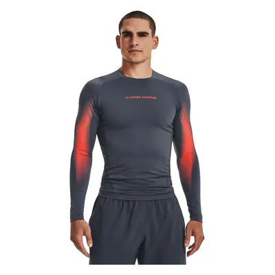 Póló Under Armour Hg Armour Novelty Ls Downpour Gray