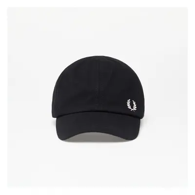 Baseball sapka FRED PERRY Pique Classic Cap Black/ Snowwhite