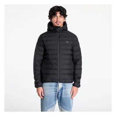 Kabát FRED PERRY Hooded Insulated Jacket Black