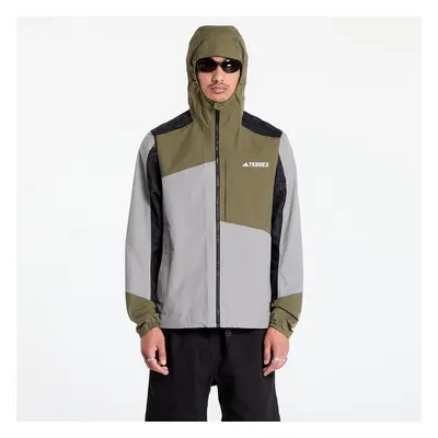 Kabát adidas Xperior Hybrid RAIN.RDY Jacket Ch Solid Grey/ Olive Strata/ Carbon