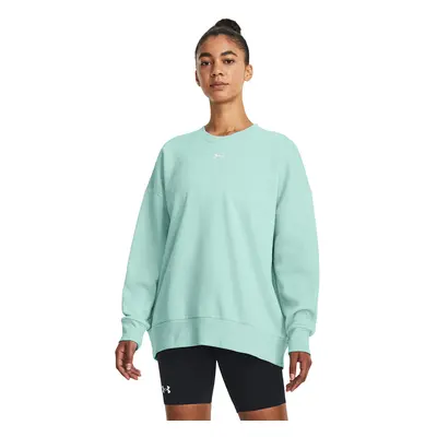 Pulóver Under Armour Rival Fleece Os Crew Neo Turquoise