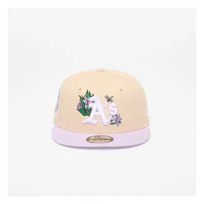 Baseball sapka New Era Oakland Athletics MLB 9FIFTY Floral Snapback Cap Stone/ Pastel Lilac