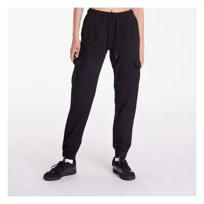 Nadrágok Urban Classics Ladies High Waist Cargo Jogging Pants Black