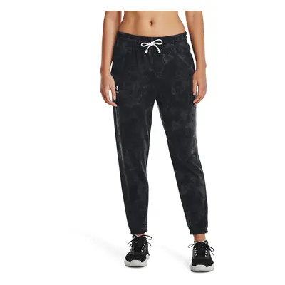 Nadrágok Under Armour Rival Terry Print Jogger Black