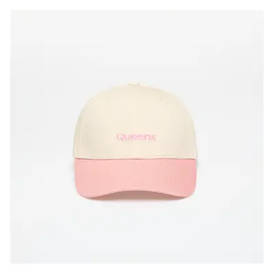 Baseball sapka Queens Essential Two Color Cap Natural/ Pink