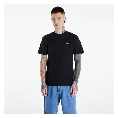 Póló OBEY Ripped Icon T-Shirt Black