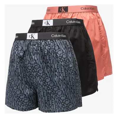 Alsónadrág Calvin Klein Amplified Classics Cotton Boxer Slim 3-Pack Multicolor