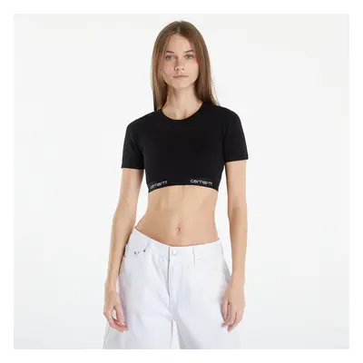 Póló Carhartt WIP W' Script Crop Top Black