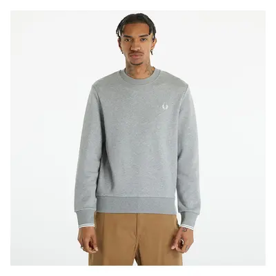 Pulóver FRED PERRY Crew Neck Sweatshirt Steel Marl