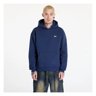 Pulóver OBEY Bold Star Extra Heavy Hoodie Academy Navy