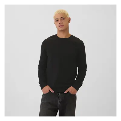 Pulóver GAP Core Cotton Crew Black