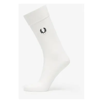 FRED PERRY Classic Laurel Wreath Sock Snow White/ Black