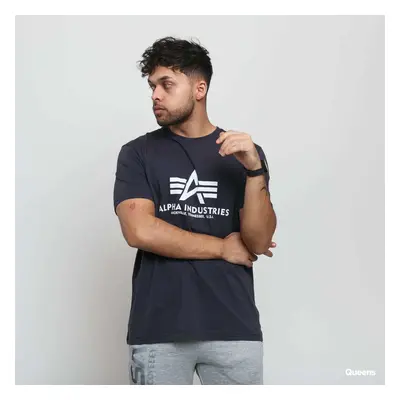 Póló Alpha Industries Basic Tee Navy/ White