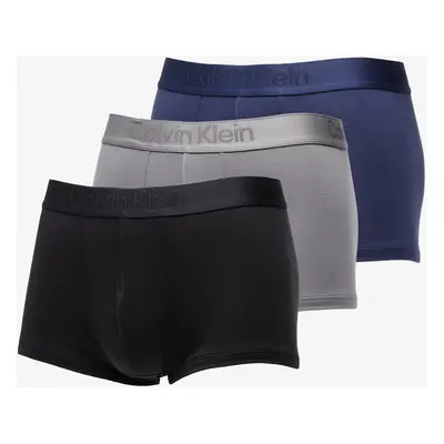 Calvin Klein Low Rise Trunk 3-Pack Black/ Blue Shadow/ Grey Sky