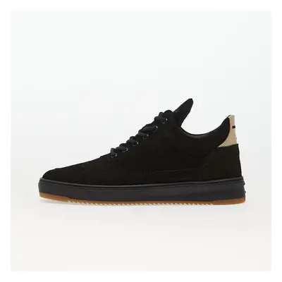 Sneakers Filling Pieces Low Top Ripple Suede Black