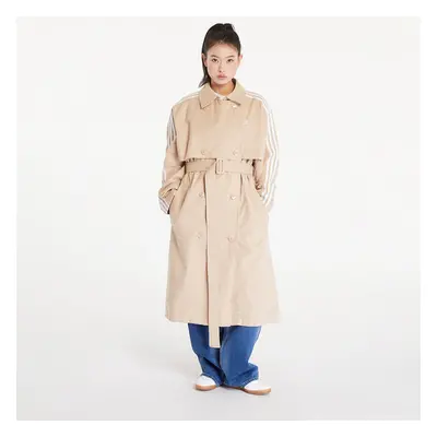 Kabát adidas Trench Coat Twill Magic Beige