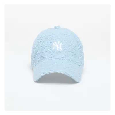 Baseball sapka New Era New York Yankees MLB Womens Borg 9FORTY Adjustable Cap Pastel Blue/ White