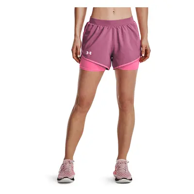 Sort Under Armour Fly By 2.0 2N1 Short Pace Pink