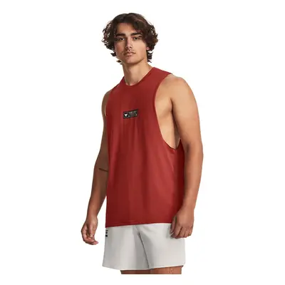 Under Armour Project Rock St Dagger Tank Heritage Red