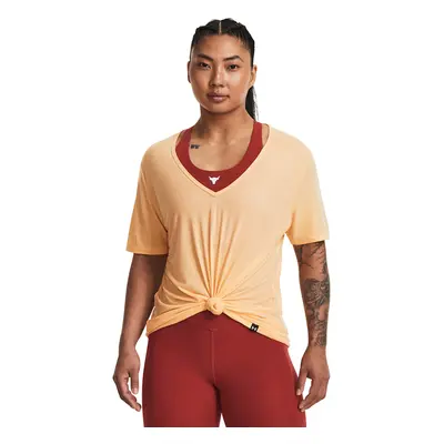 Póló Under Armour Project Rck Completer Deep V T Mesa Yellow