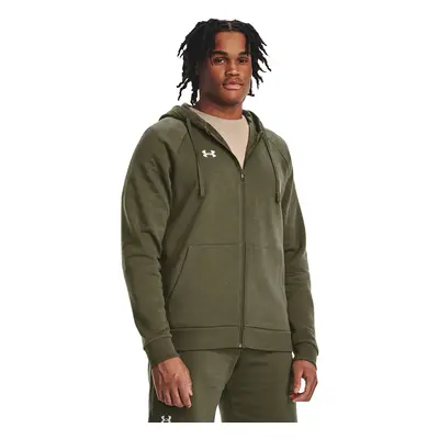 Pulóver Under Armour Rival Fleece Fz Hoodie Marine Od Green