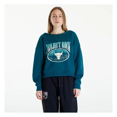 Pulóver Under Armour Project Rock Terry Sweatshirt Turquoise