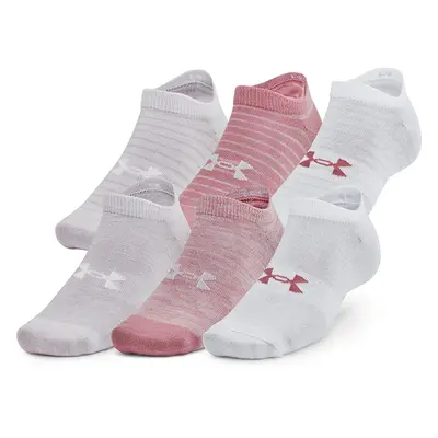 Under Armour Essential No Show 6-Pack Pink Elixir