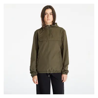 Kabát Urban Classics Ladies Basic Pull Over Jacket Dark Olive