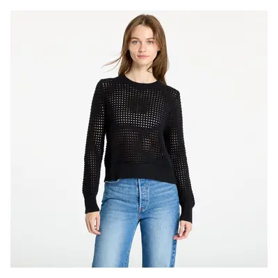 Top Levi's® Superbloom Crochet Long Sleeve Top Black