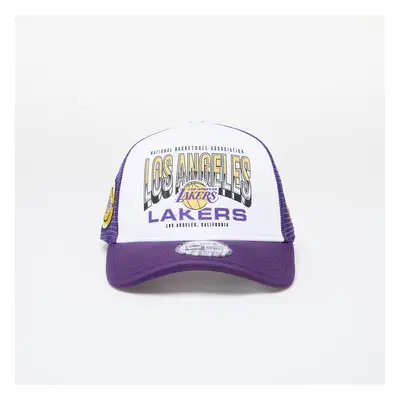 Baseball sapka New Era Los Angeles Lakers NBA Team Colour 9FORTY E-Frame Adjustable Trucker Cap 