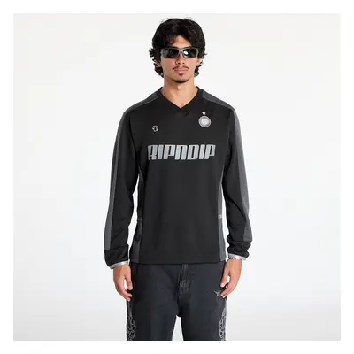 Jersey RIPNDIP Fc Long Sleeve Soccer Jersey Black/ Light Blue