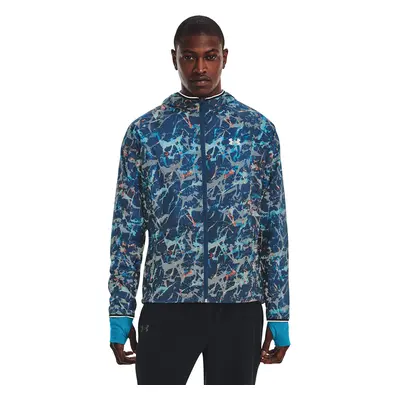 Kabát Under Armour Storm Outrun Cold Jacket Petrol Blue