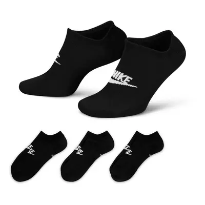 Nike Sportswear No-Show Socks 3-Pack Black/ White