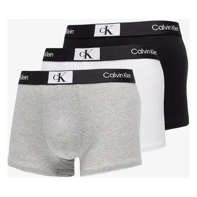 Calvin Klein ´96 Cotton Stretch Trunks 3-Pack Black/ White/ Grey Heather