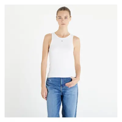 Tommy Jeans Essential Rib Tank White