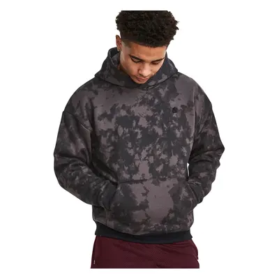 Pulóver Under Armour Curry Acid Wash Hoodie Jet Gray