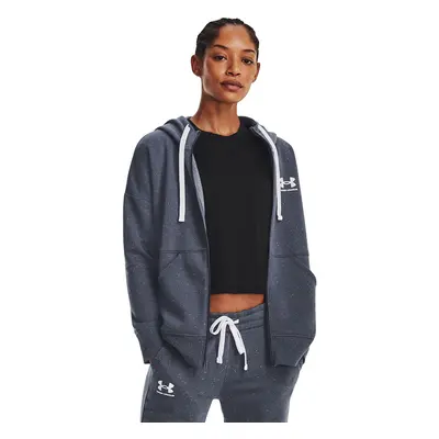 Pulóver Under Armour Rival Fleece Fz Hoodie Gray