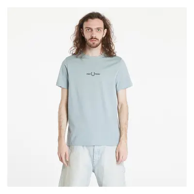 Póló FRED PERRY Embroidered T-Shirt Silver Blue