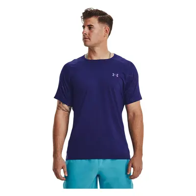 Póló Under Armour Rush Emboss Ss Blue