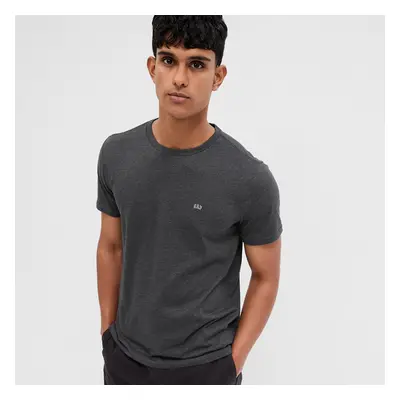 Póló GAP Micro Logo Crew Neck Tee Charcoal Grey