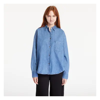 Ing JJXX JXKendra Relaxed LS Denim Shirt medium blue denim