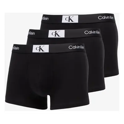 Calvin Klein ´96 Cotton Stretch Trunks 3-Pack Black/ Black/ Black