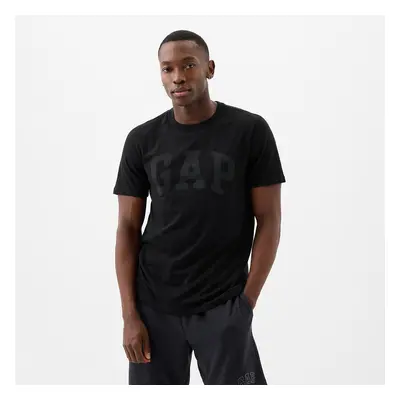 Póló GAP Basic Logo Tee True Black V2 2