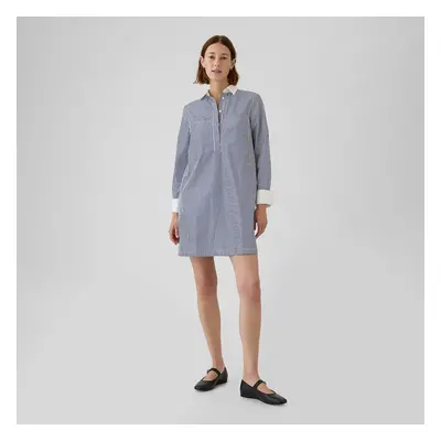 Ruha GAP Shirt Dress Blue Stripe