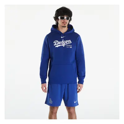 Pulóver Nike Men's AC TF Hoodie PO Los Angeles Dodgers Deep Royal Blue/ Deep Royal Blue