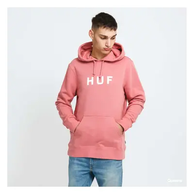 Pulóver HUF Essentials OG Logo Hoodie Pink