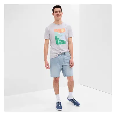 Sort GAP V-Straight Denim Short Coles Creek Light Wash