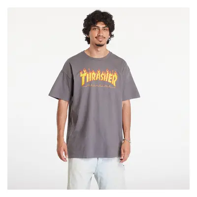 Póló Thrasher Flame Logo Dark Grey