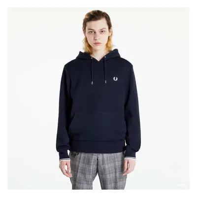 Pulóver FRED PERRY Tipped Hooded Sweatshirt Navy