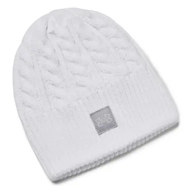 Kalap Under Armour Halftime Cable Knit Beanie White